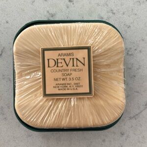 Aramis Devin Country Fresh Soap Vintage Gift Box, 3.5 Oz, Soap Sealed (One Cake)